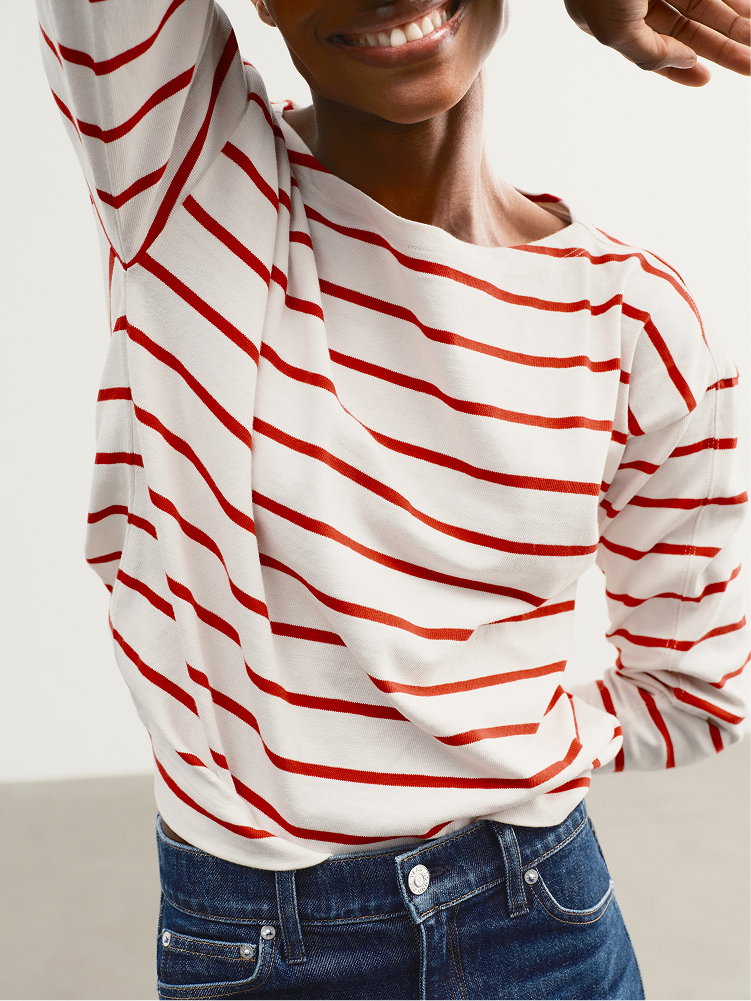 Selling out: The Divers boatneck tee.