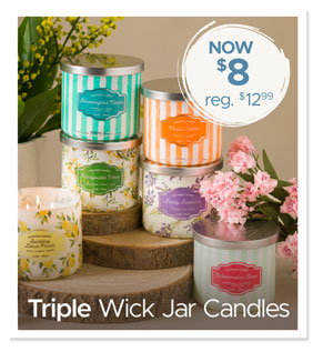 Triple Wick Jar Candles