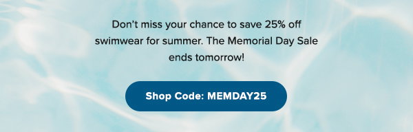 25% Off with code: MEMDAY25
