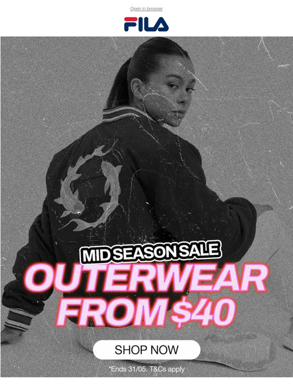 Mid Season Sale: 50-60% Off Jackets