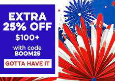 Extra 25% Off $100+ CLICK HERE