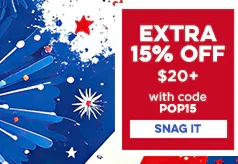 Extra 15% Off $20+ CLICK HERE