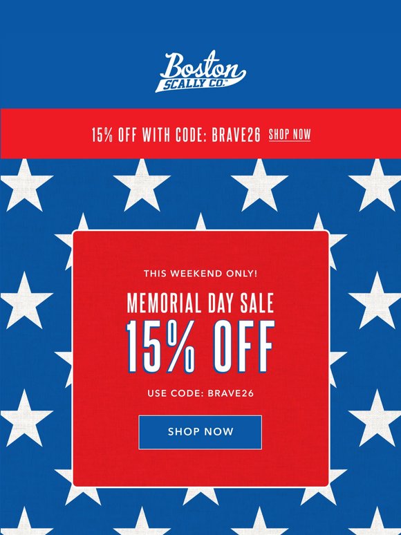 🇺🇸 Memorial Day Sale 15% OFF! 🇺🇸