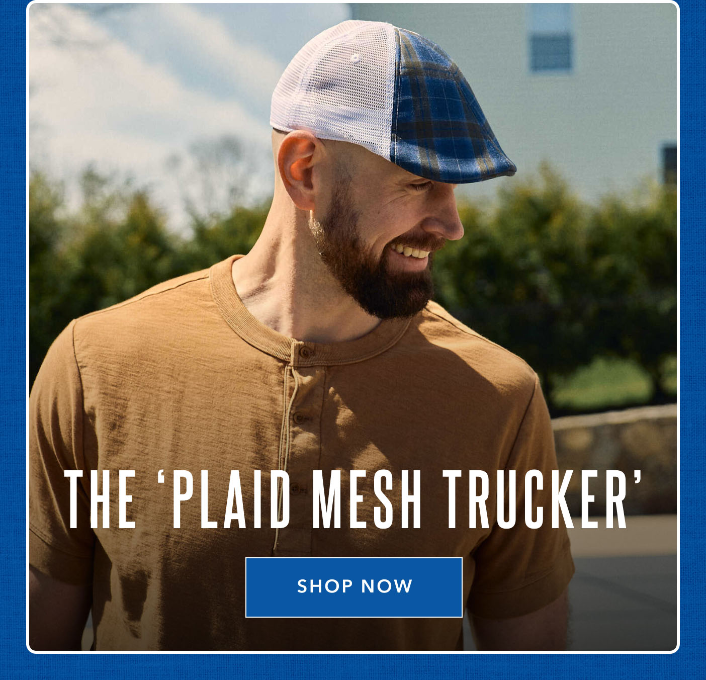 The Plaid Mesh Trucker Shop Now
