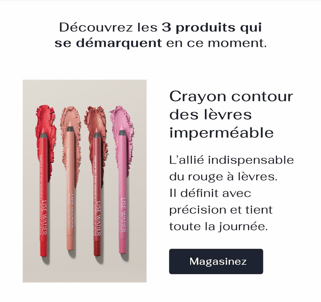 Crayon contour des lèvres imperméable