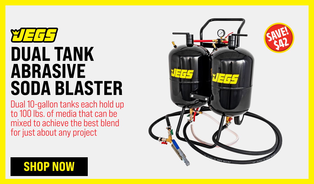 Dual Tank Abrasive Soda Blaster