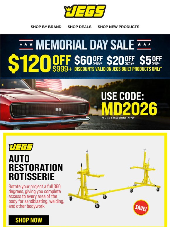 Use Code: "MD2026" To Save Up To $120 Off