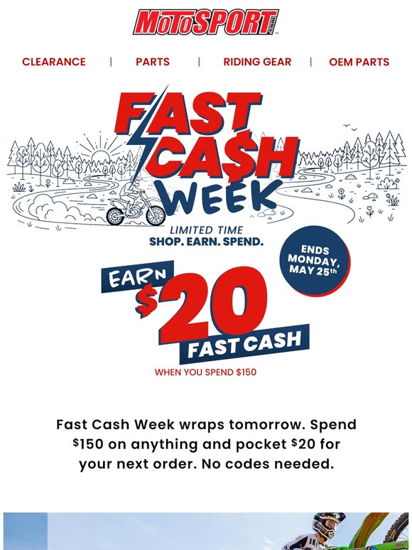 Fast Cash Week Ends Soon: Don’t Leave $20 on the Table