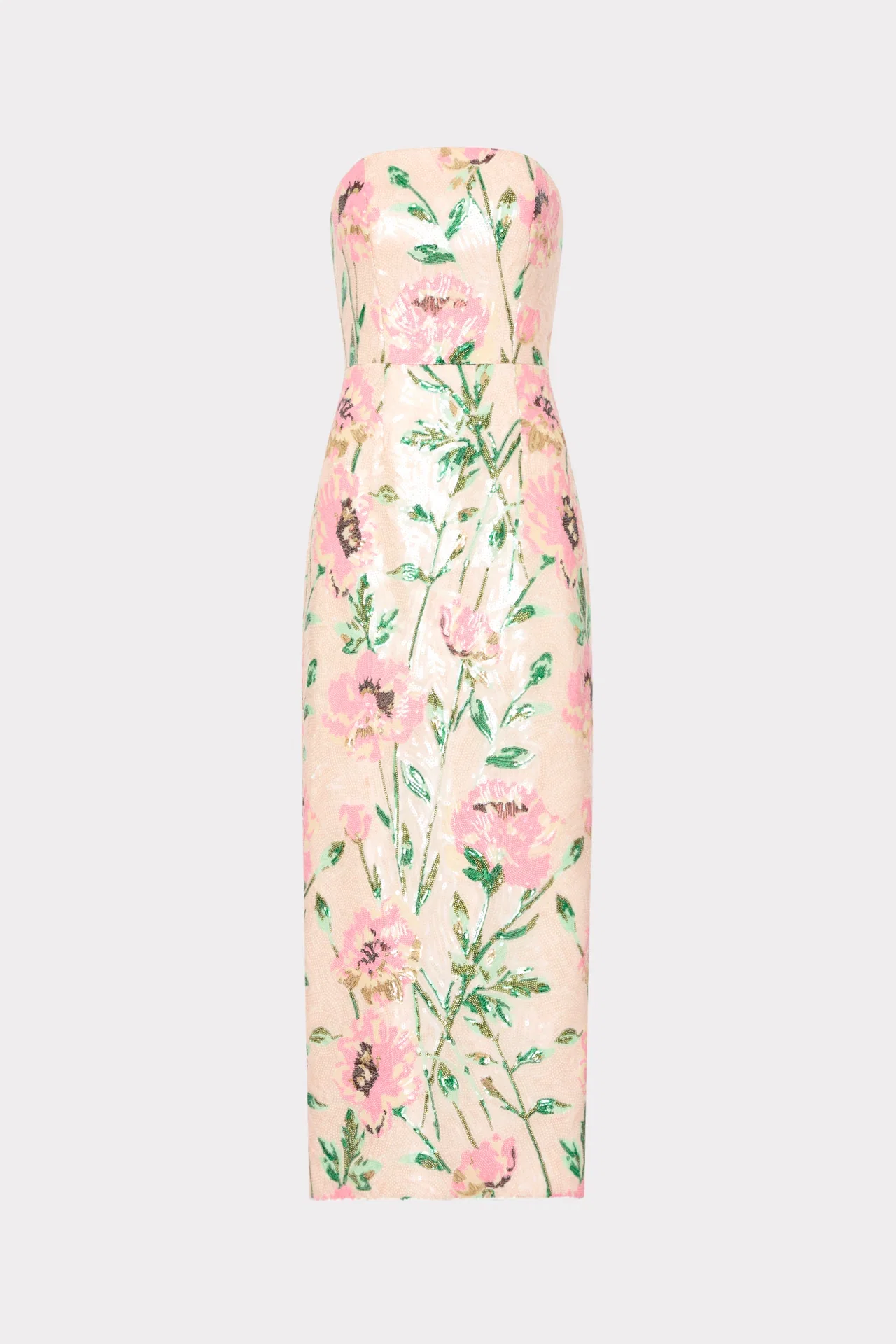 Image of Kait Floral Sequins Dress