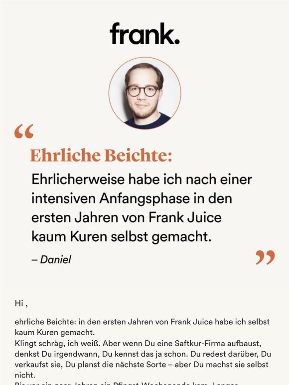 Meine ehrliche Beichte