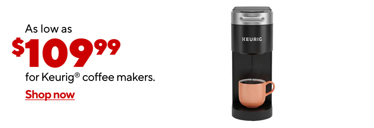 Select Keurig Coffee Makers as low as $109.99
