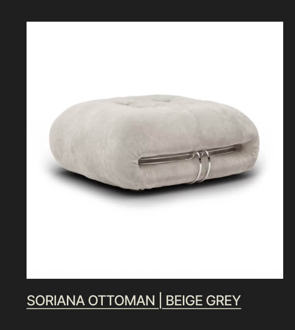SORIANA OTTOMAN | BEIGE GREY