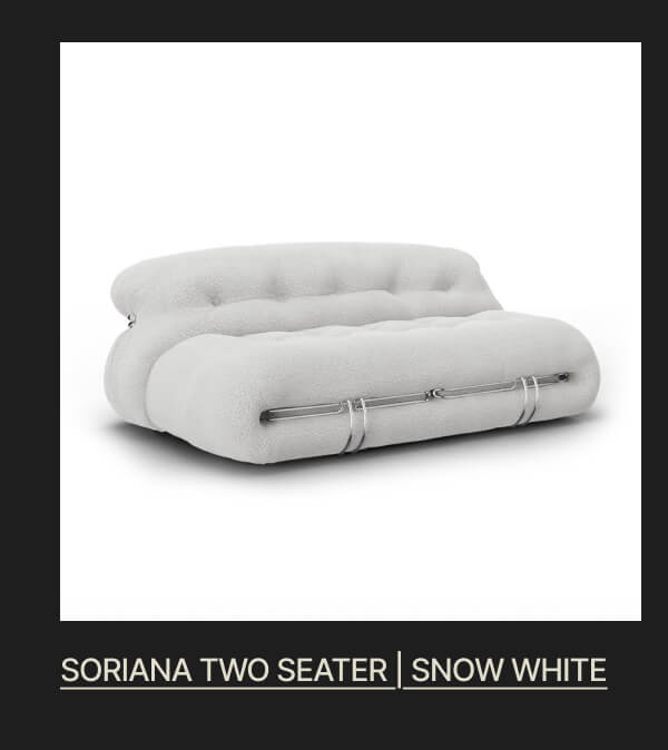 SORIANA TWO SEATER | SNOW WHITE