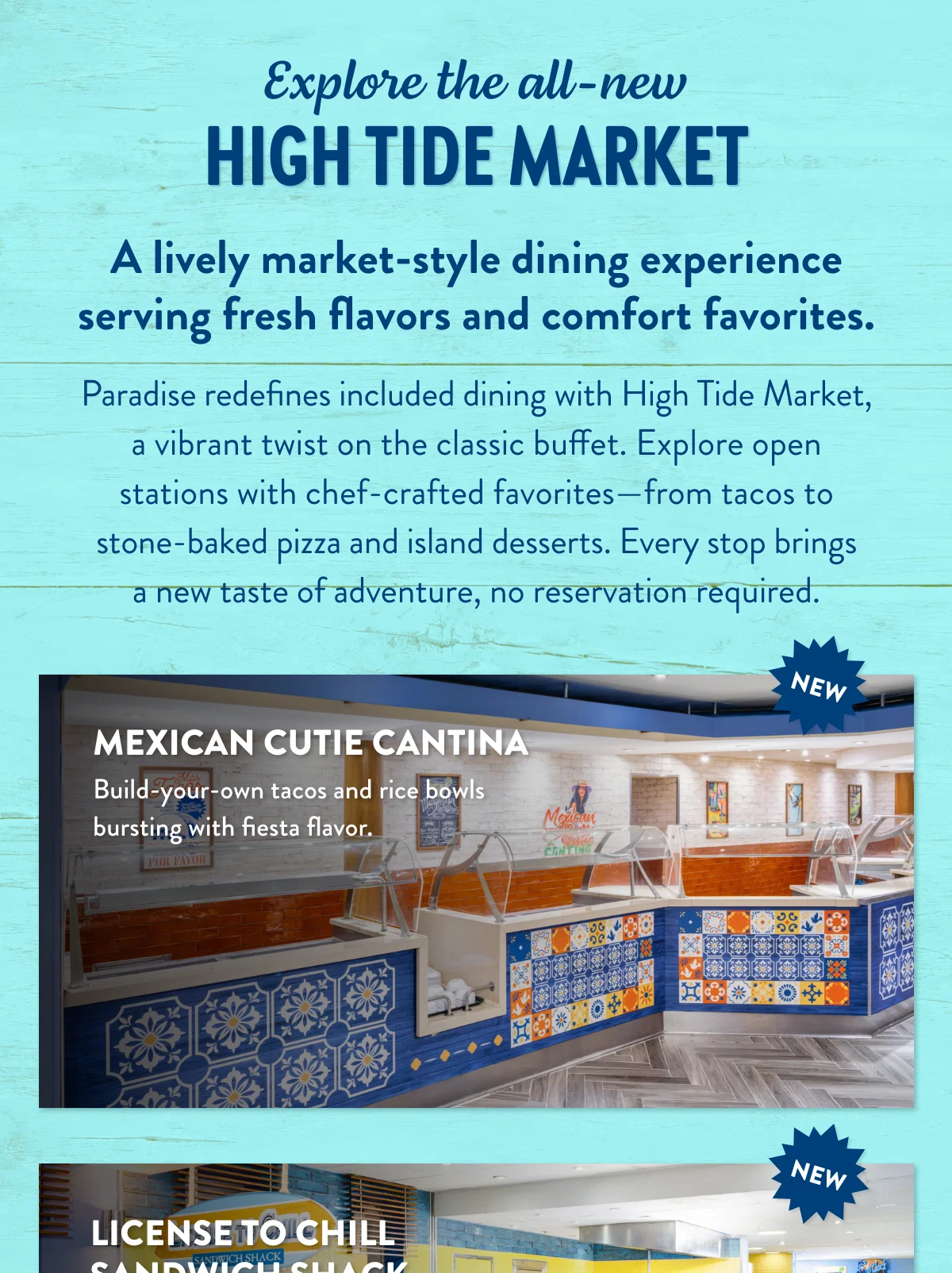 Explore the all-new High Tide Market