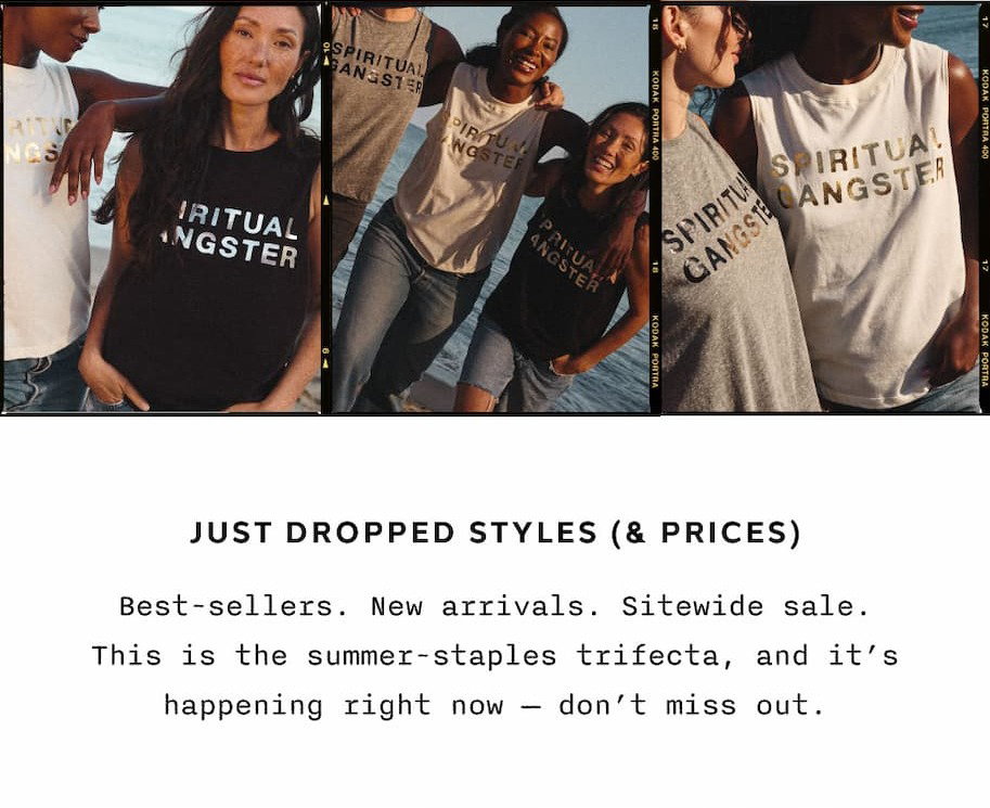 JUST DROPPED STYLES (& PRICES)
