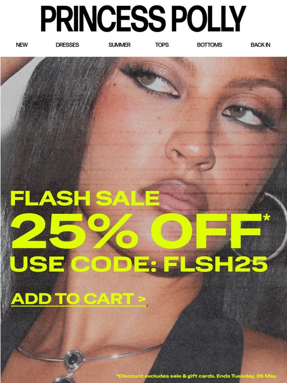 Here’s your 25% off!