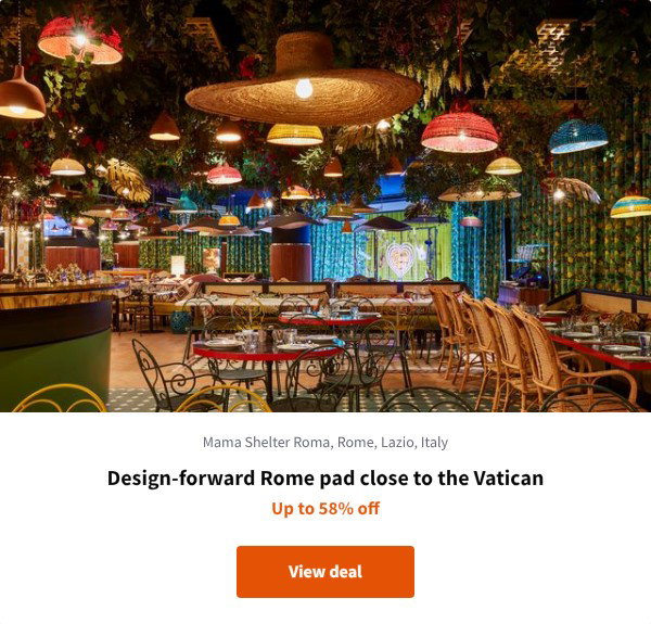 Design-forward Rome pad close to the Vatican
