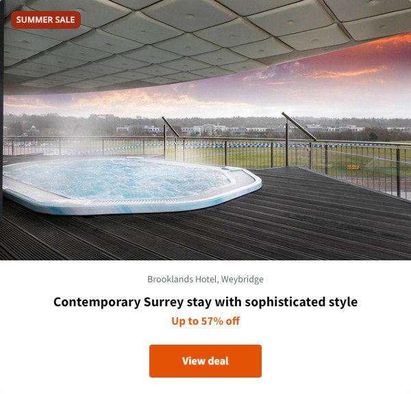Contemporary Surrey stay with sophisticated style