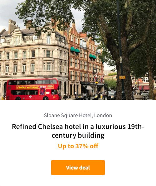 Refined Chelsea hotel in a luxurious 19th-century building