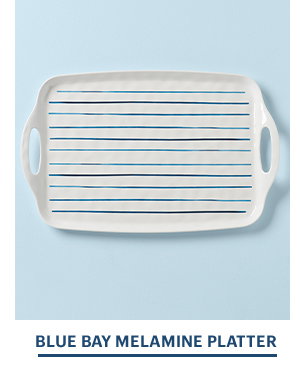 BLUE BAY MELAMINE PLATTER