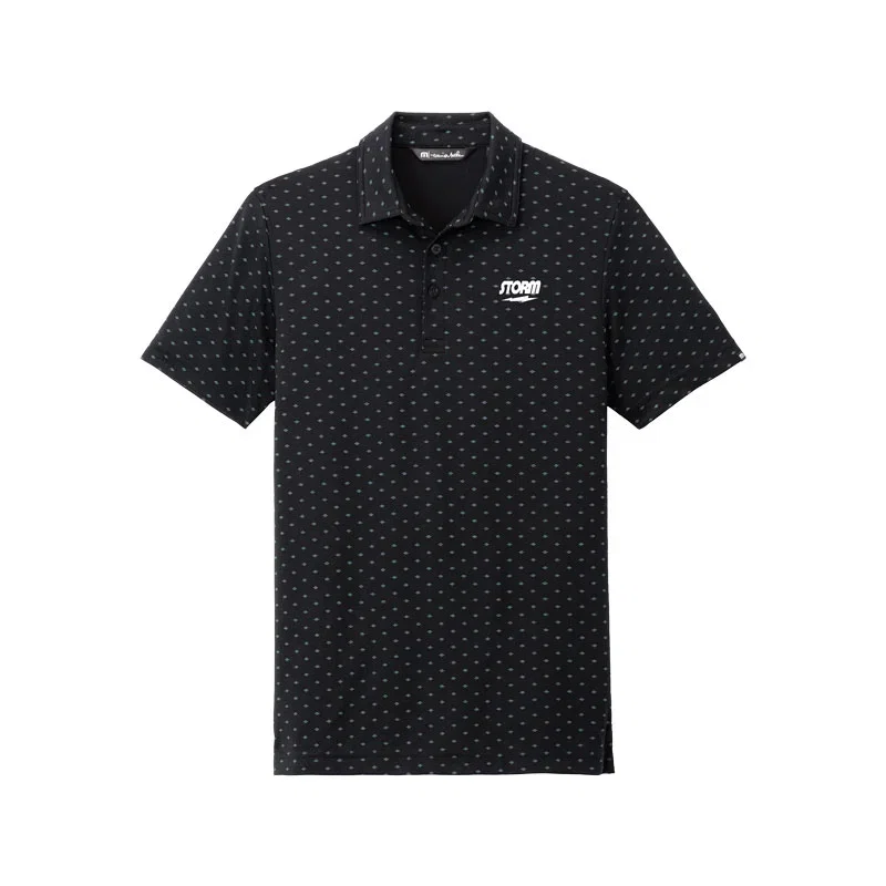 Image of Storm TravisMathew Oceanside Geo Bowling Polo
