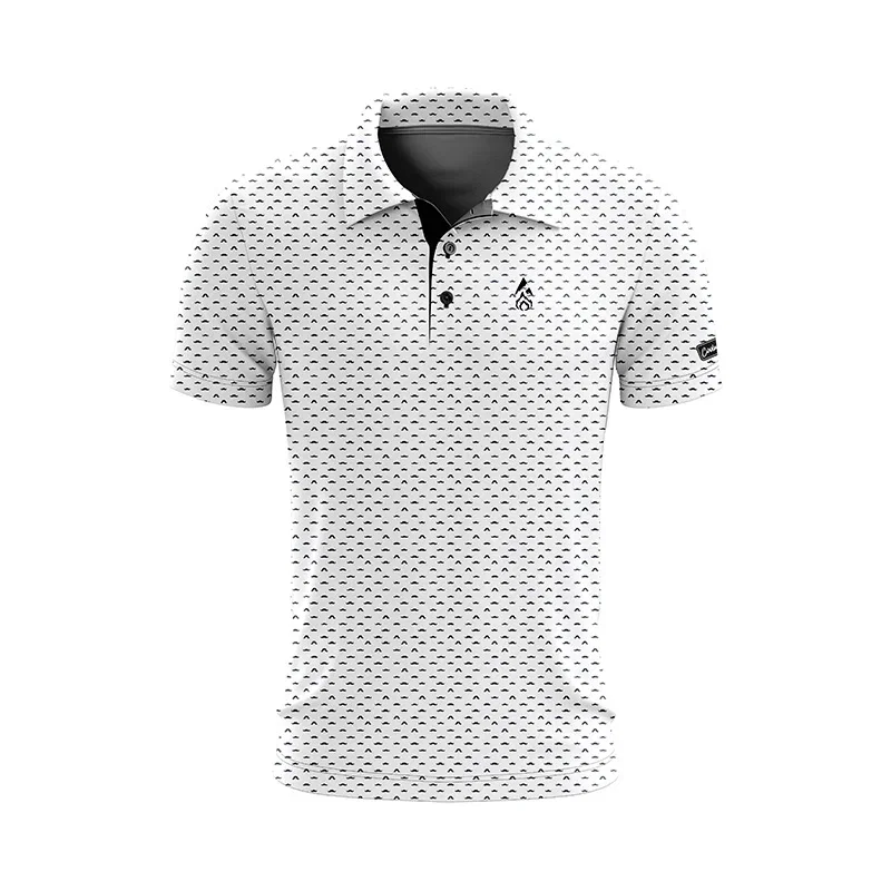 Image of CoolWick The Great Mustachio Everyday Button Polo