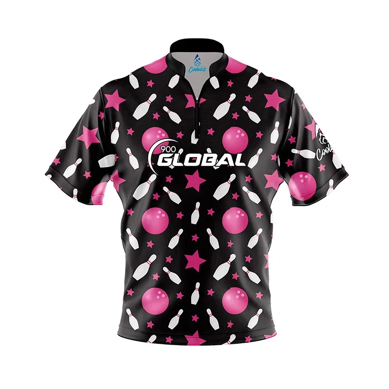 Image of Night Bowling Fast Track CoolWick Bowling Jersey - 900 Global