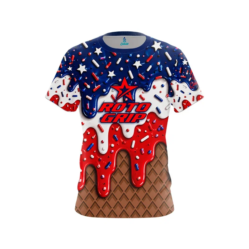 Image of Star Spangled Cone CoolWick Bowling Jersey (Copy) - Roto Grip