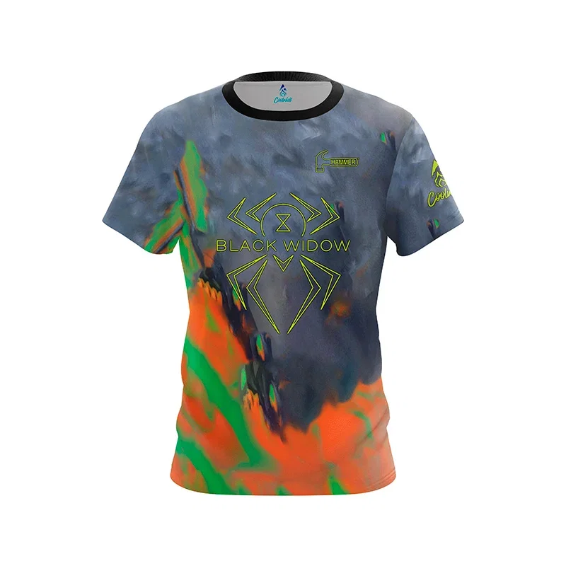 Image of Hammer Black Widow Toxin Hybrid CoolWick Bowling Jersey