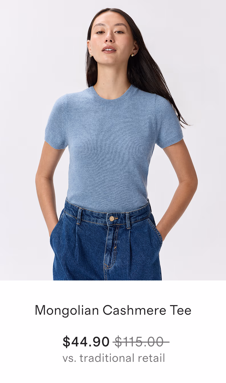 Mongolian Cashmere Tee