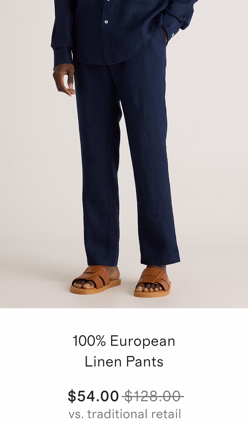 100% European Linen Pants