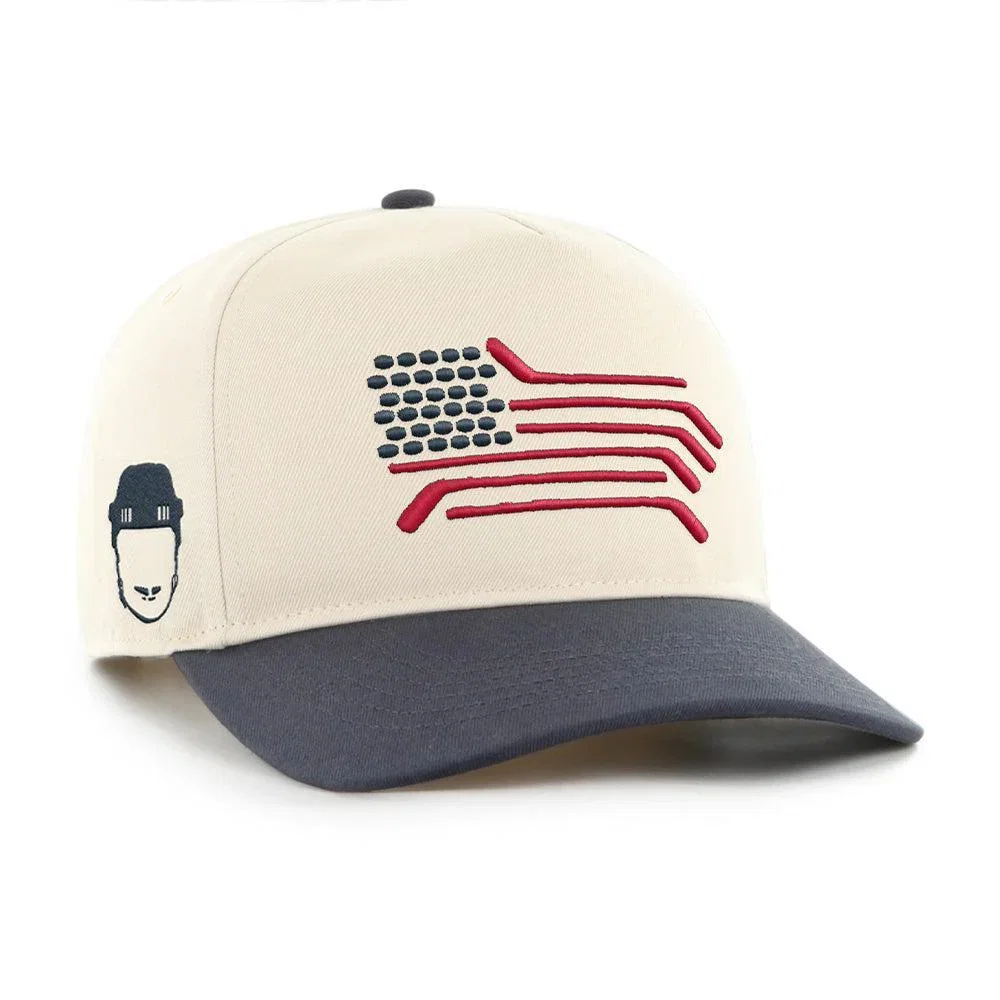 Image of Spittin Chiclets '47 Hockey Flag HITCH Snapback Hat