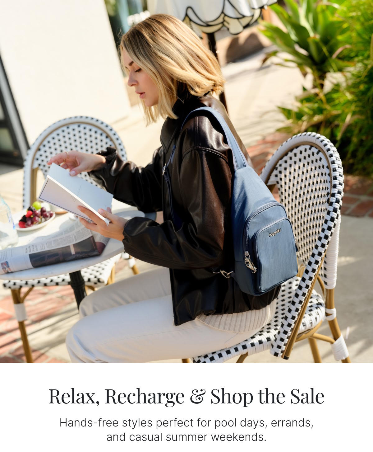 Relax, Recharge & Shop The Sale >