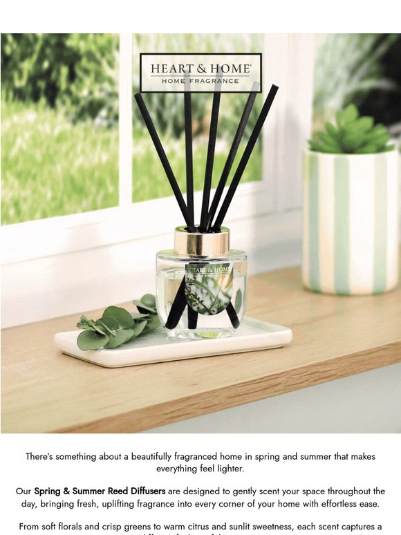 3 for 2 on Spring & Summer Reed Diffusers