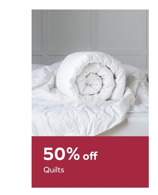 50% off Quilts