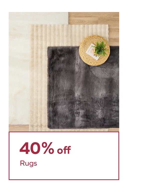 40% off Rugs