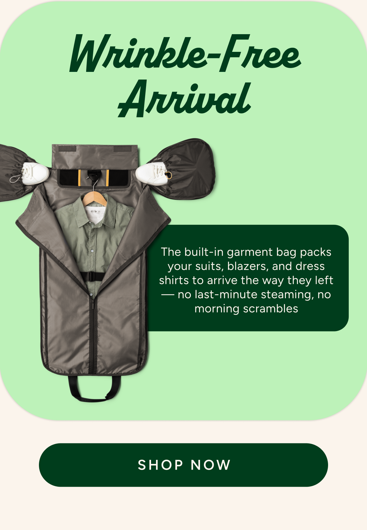 Wrinkle-Free Arrival