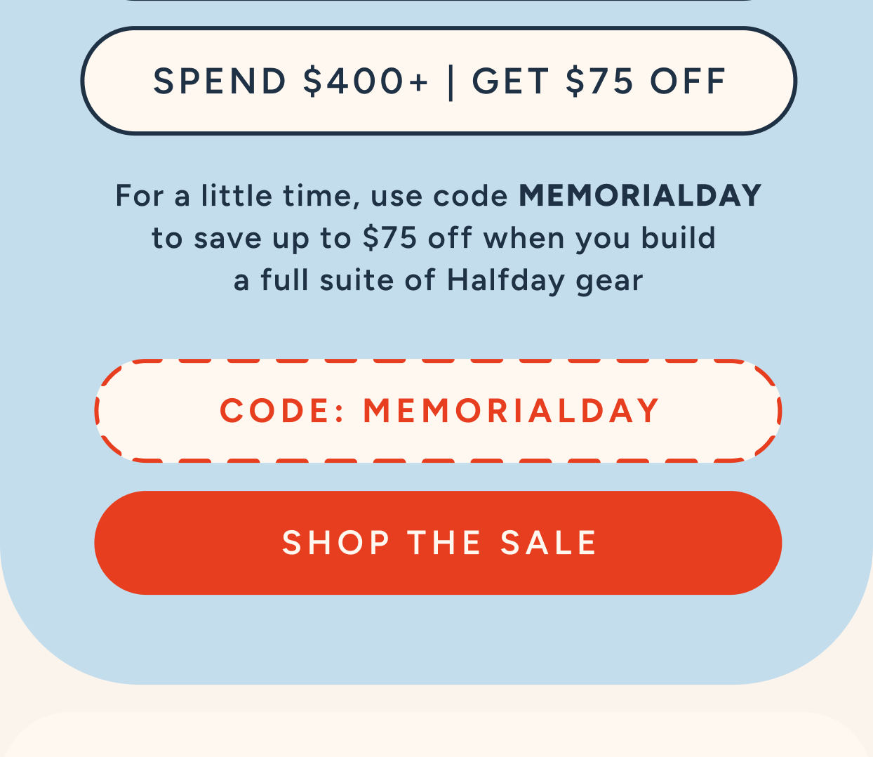Shop the sale