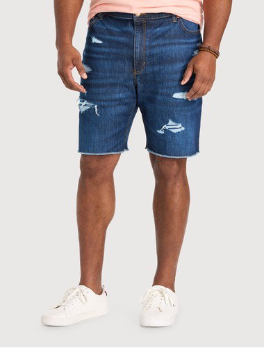 Athletic-Fit Everyday Denim Shorts