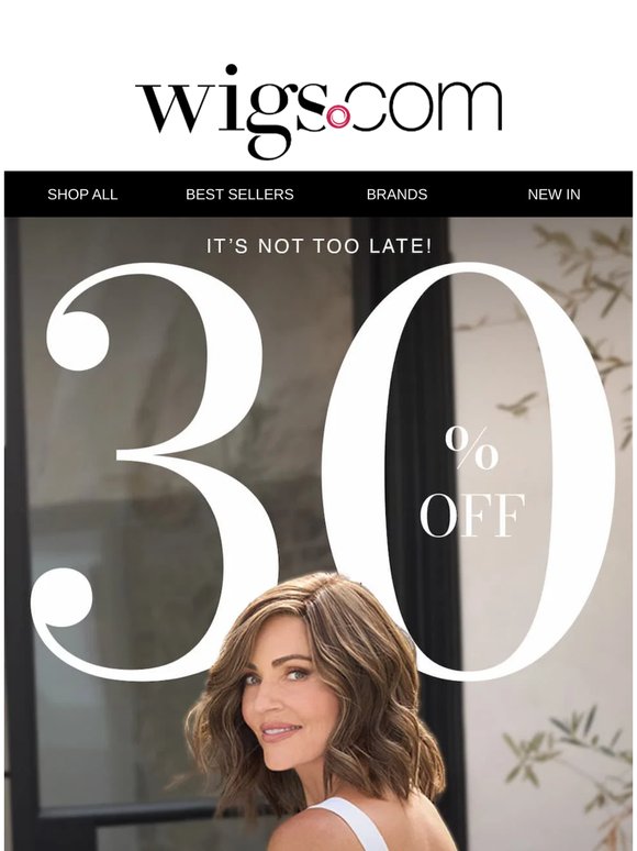 Don't Miss: 30% OFF + Bonus $30 Wigs Cash
