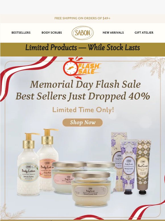 This 40% OFF Flash Sale Won’t Last🔥