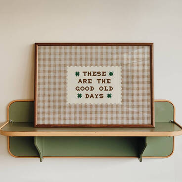 These Are The Good Old Days Wall Print