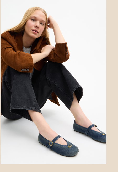 Mary Jane In Loved Denim Dark Indigo