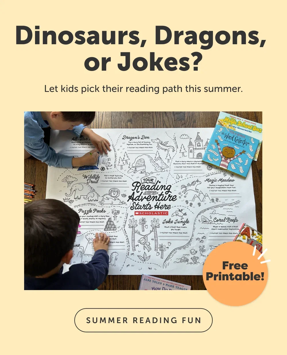 Dinosaurs, Dragons, or Jokes? 