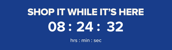 Shop it while it's here!
