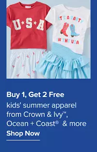 From 9.99. kids summer apparel form Ocean and Coast, abercrombie kids, tommy hilifiger and more. Shop now.