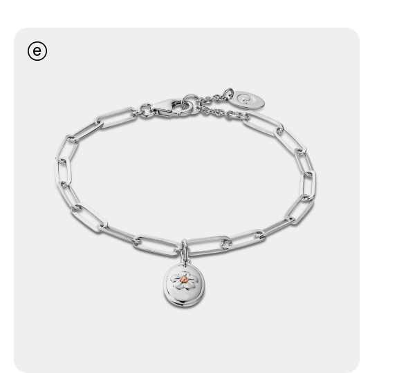 Nature's Wonder Sterling Silver Forget-Me-Not Bracelet