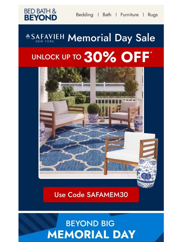 Your summer starts with Safavieh savings