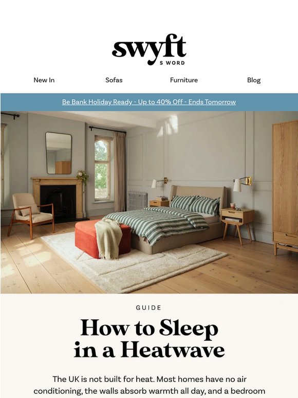 How to Sleep in a Heatwave