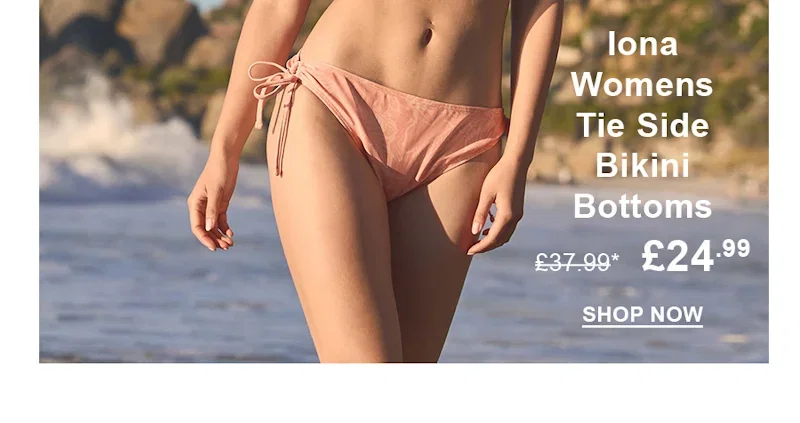 Iona Womens Tie Side Bikini Bottoms